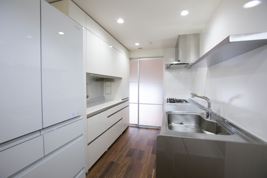 プライバシーに配慮した中庭の家